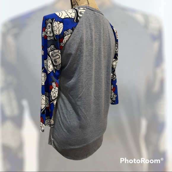 🌺 3/$15 NEW Lularoe Patriotic Randy Tee - Picture 4 of 5